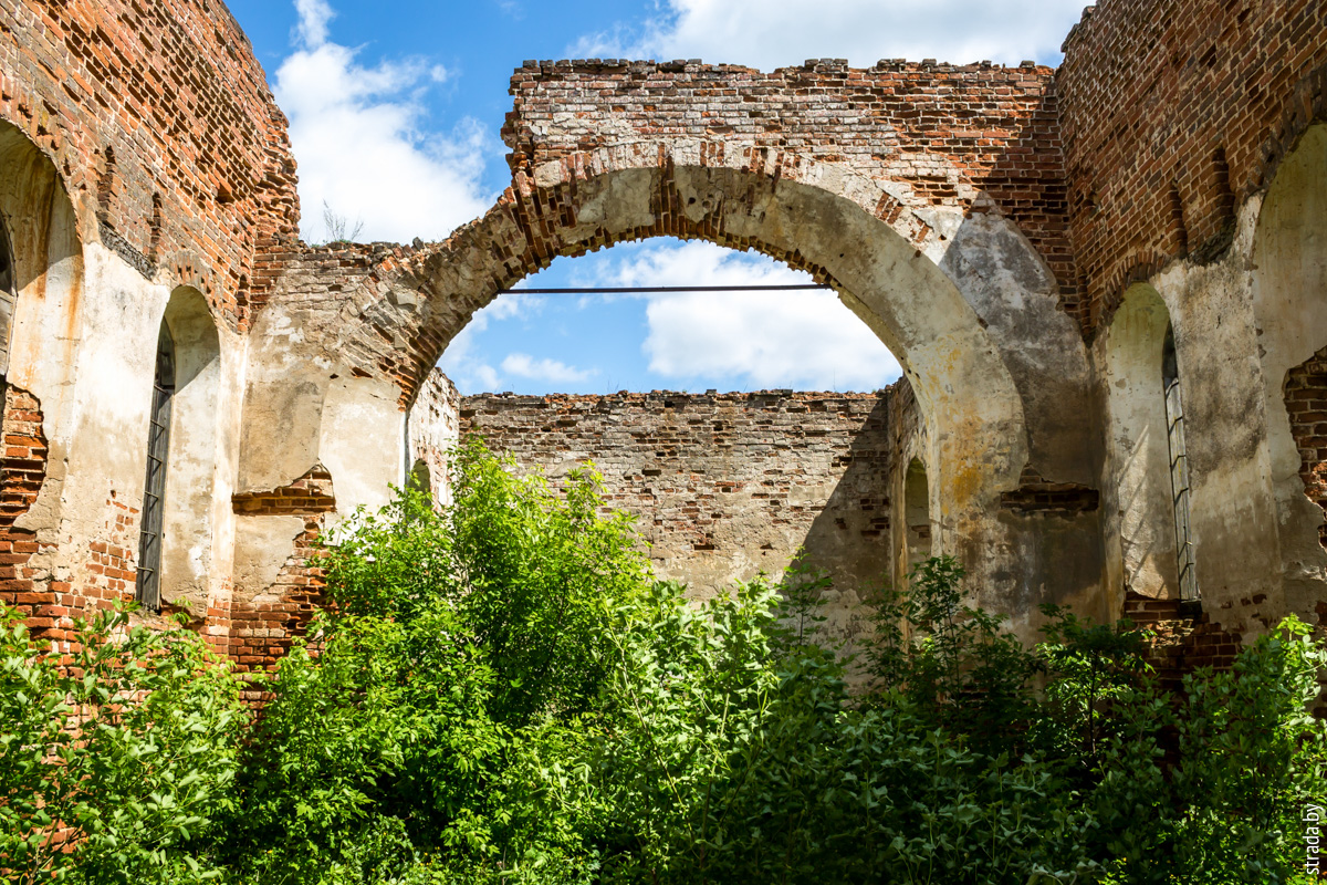 Руины церкви, Красная Слобода, Жлобинский район, Гомельская область